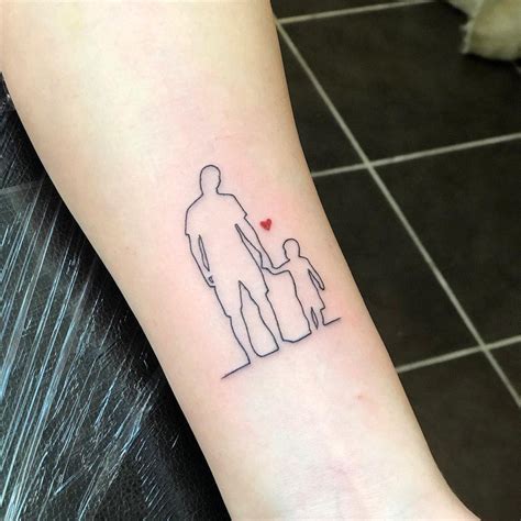 Tatuaggio padre figlio